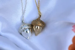 Tomfoolery Acorn Necklace in Bronze Online