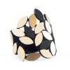 Tomfoolery Acrylic Leaves Statement Bracelet Fashion