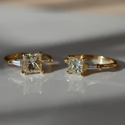 Tomfoolery Adelphi 2.26ct Princess Cut Lemon Diamond Ring Outlet