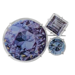 Tomfoolery Agatha Gemstone Brooch Diamond Online