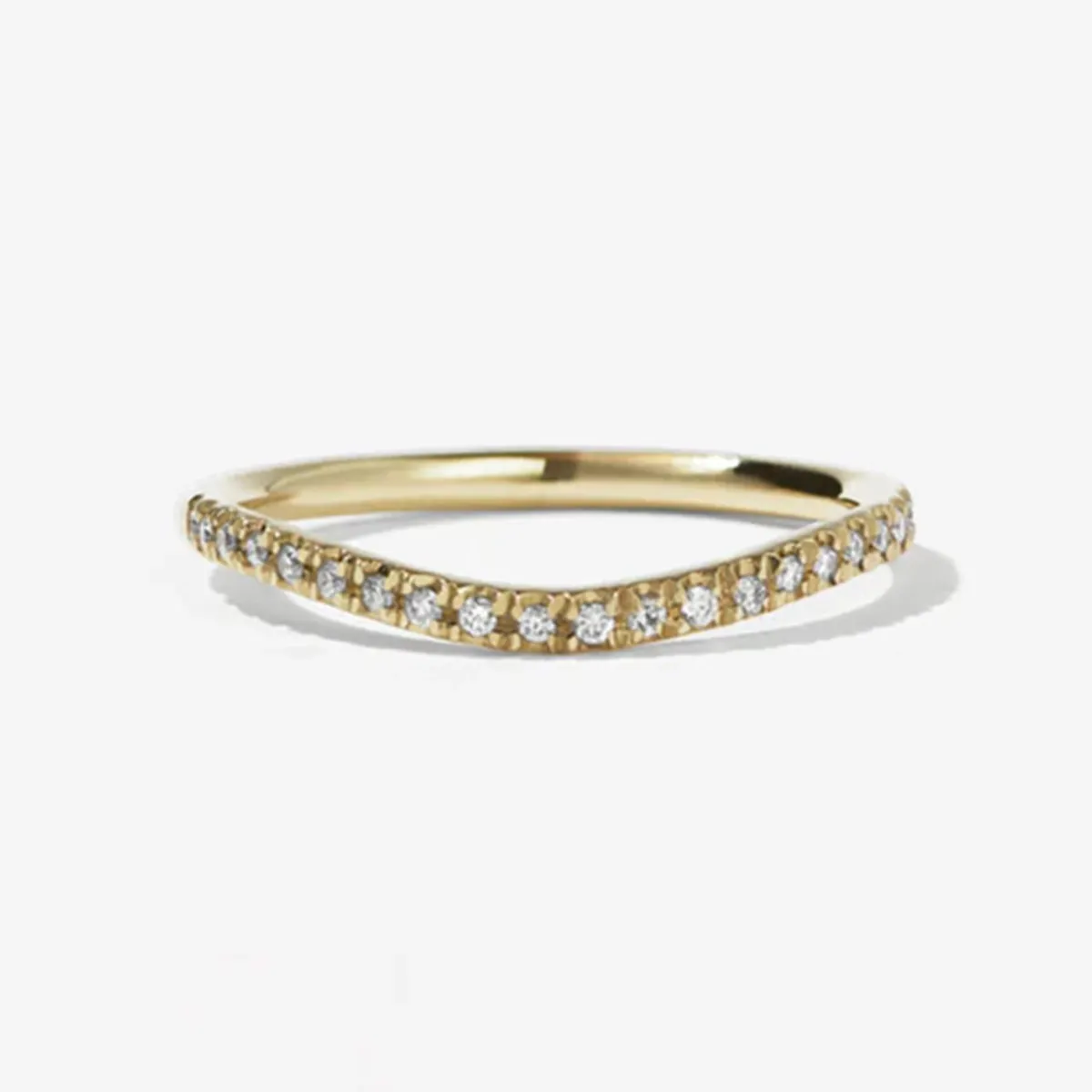 Tomfoolery Amelia Pave Diamond Band Outlet