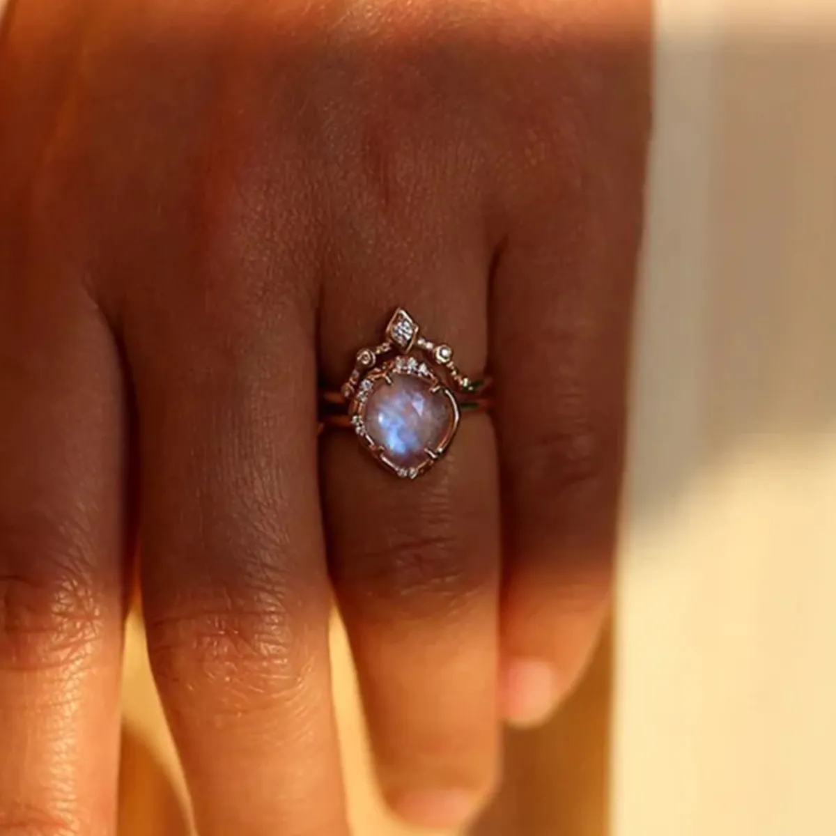 Tomfoolery Aphenos Moonstone Ring Online