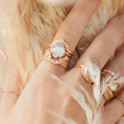 Tomfoolery Aphenos Moonstone Ring Online