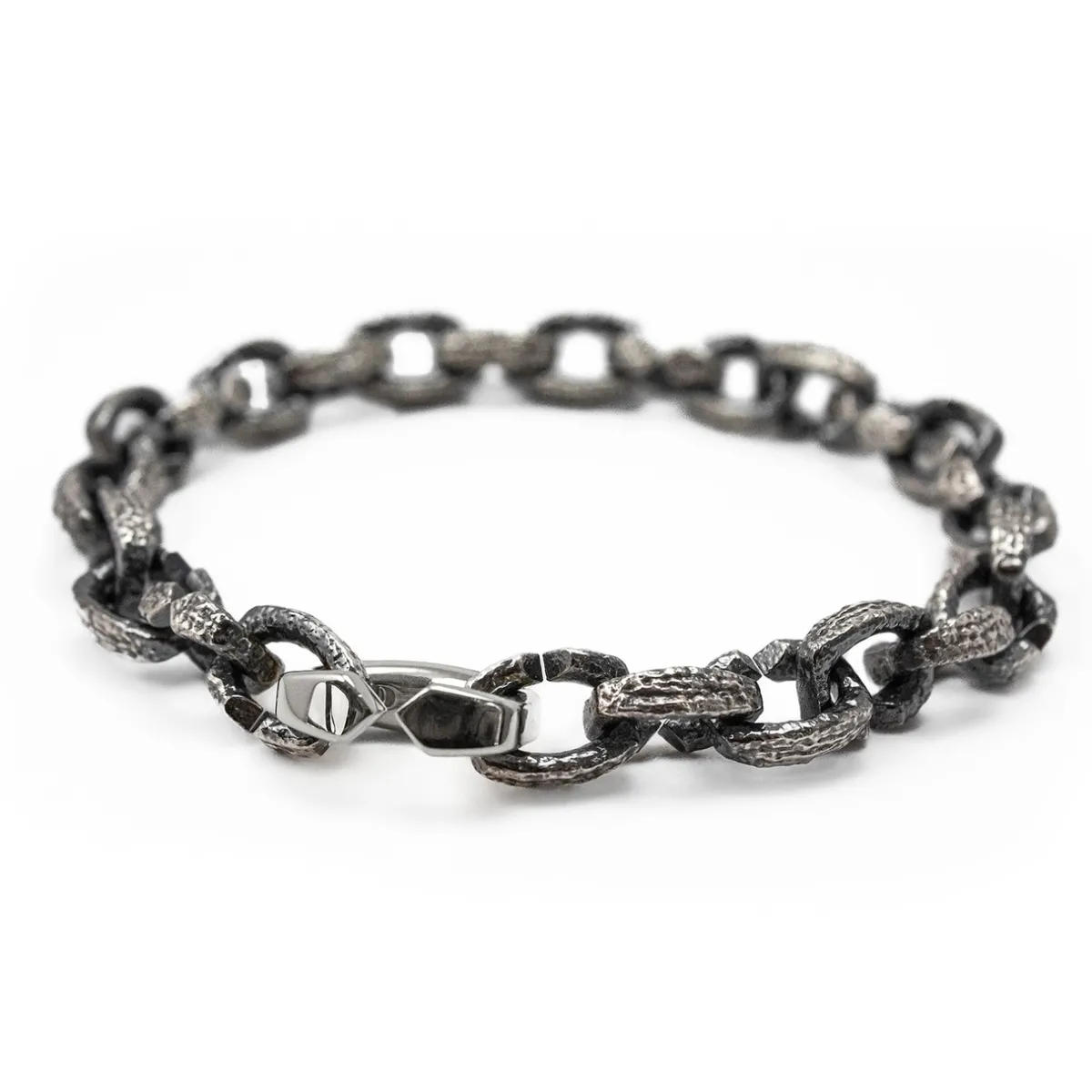 Tomfoolery Arkaika Silver Link Chain Bracelet Outlet