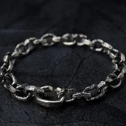 Tomfoolery Arkaika Silver Link Chain Bracelet Outlet