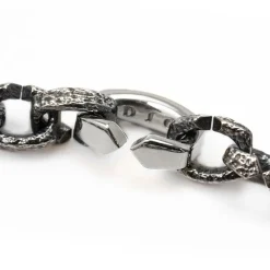Tomfoolery Arkaika Silver Link Chain Bracelet Outlet