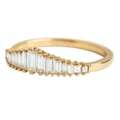 Tomfoolery Art Deco Diamond Tiara Ring New