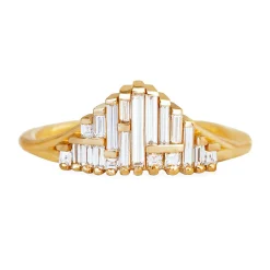 Tomfoolery Art Deco Style Gradient Ring Outlet