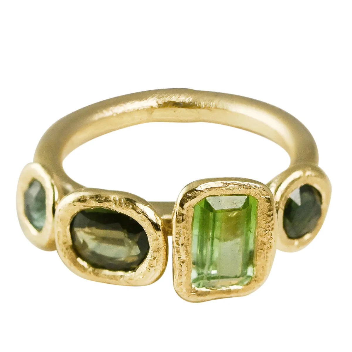 Tomfoolery Asimmetrica 4 Stone Ring Green Best