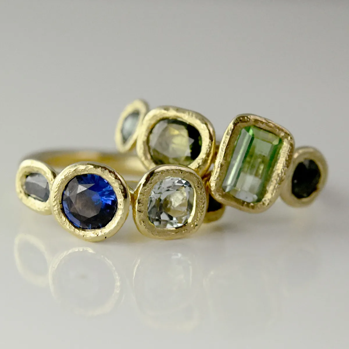 Tomfoolery Asimmetrica 4 Stone Ring Green Best