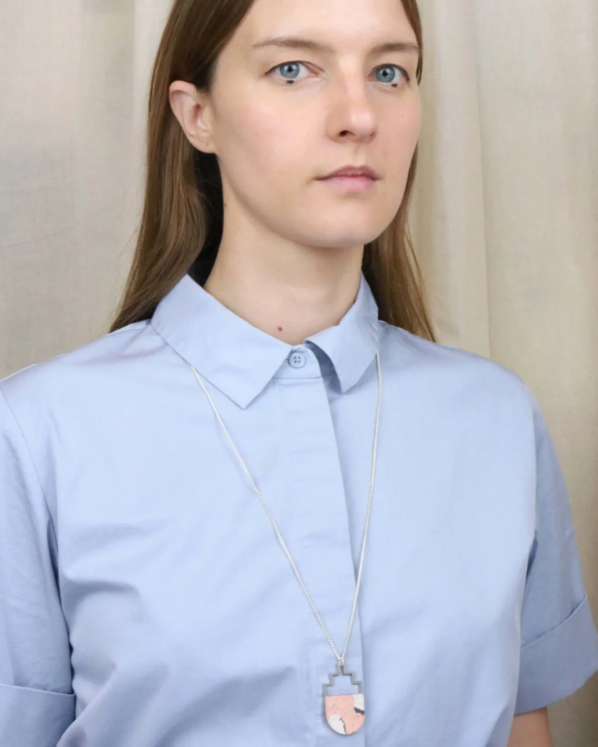 Tomfoolery Asper Necklace in Coral Best