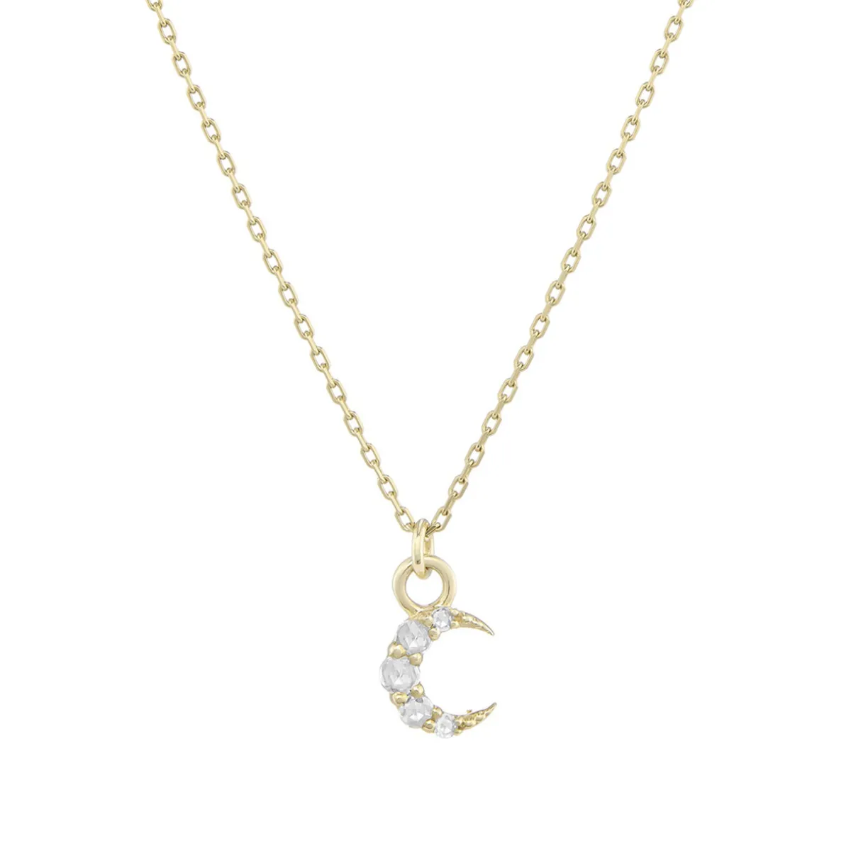 Tomfoolery Astra Diamond Crescent Pendant Best