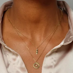 Tomfoolery Astra Hexa Diamond Pendant Online