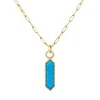 Tomfoolery Astra Hexa Turquoise Pendant Clearance