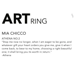Tomfoolery Athena No.2 Art Ring Fashion