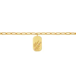Tomfoolery AURA Gold Ray Paperclip Chain Bracelet Hot