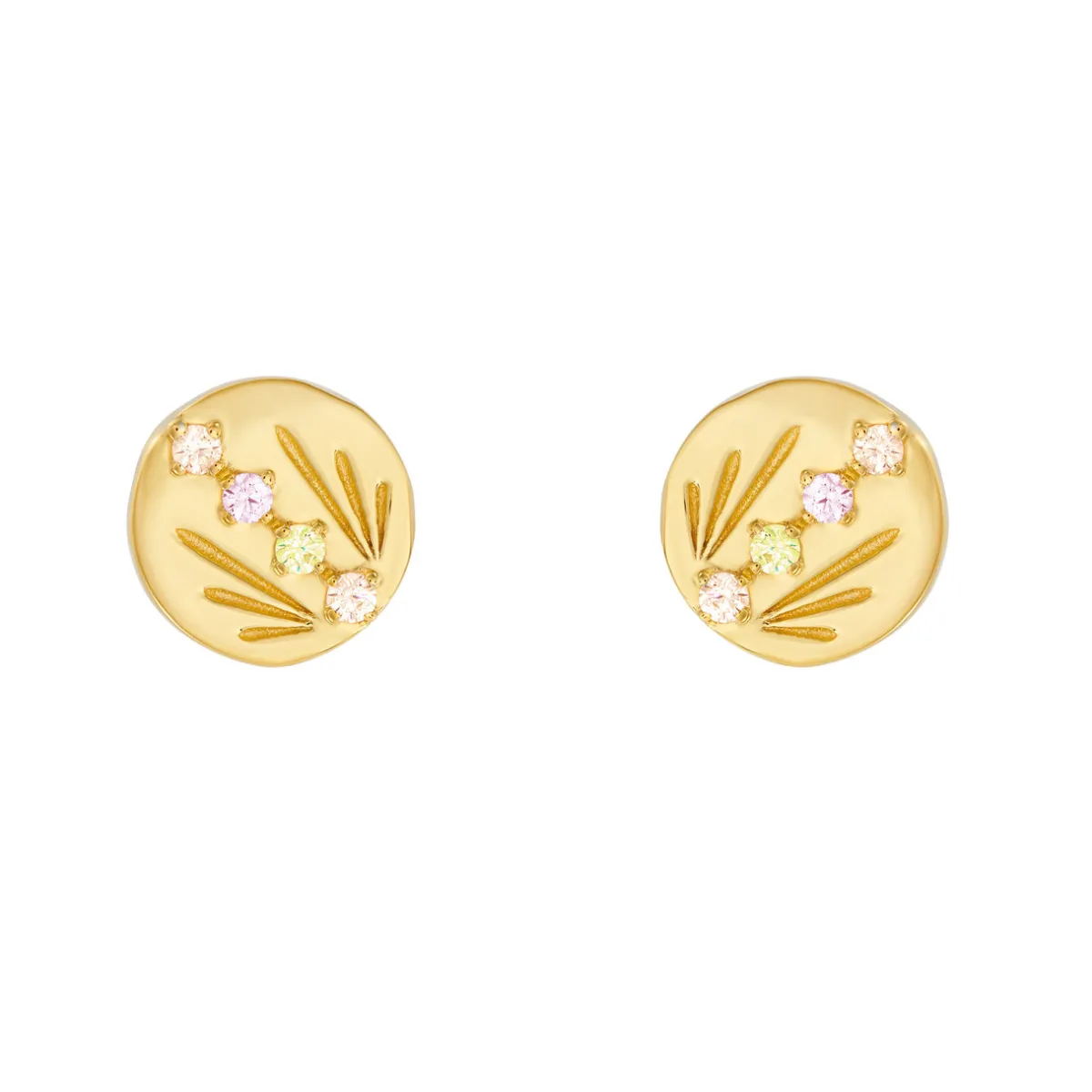 Tomfoolery AURA Gold Ray Studs Best