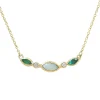 Tomfoolery Aurora Emerald necklace Fashion