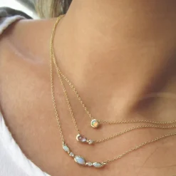 Tomfoolery Aurora Emerald necklace Fashion