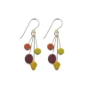 Tomfoolery Autumn Cluster Glass Drop Earrings Online