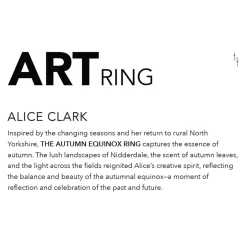 Tomfoolery Autumn Equinox Art Ring Online