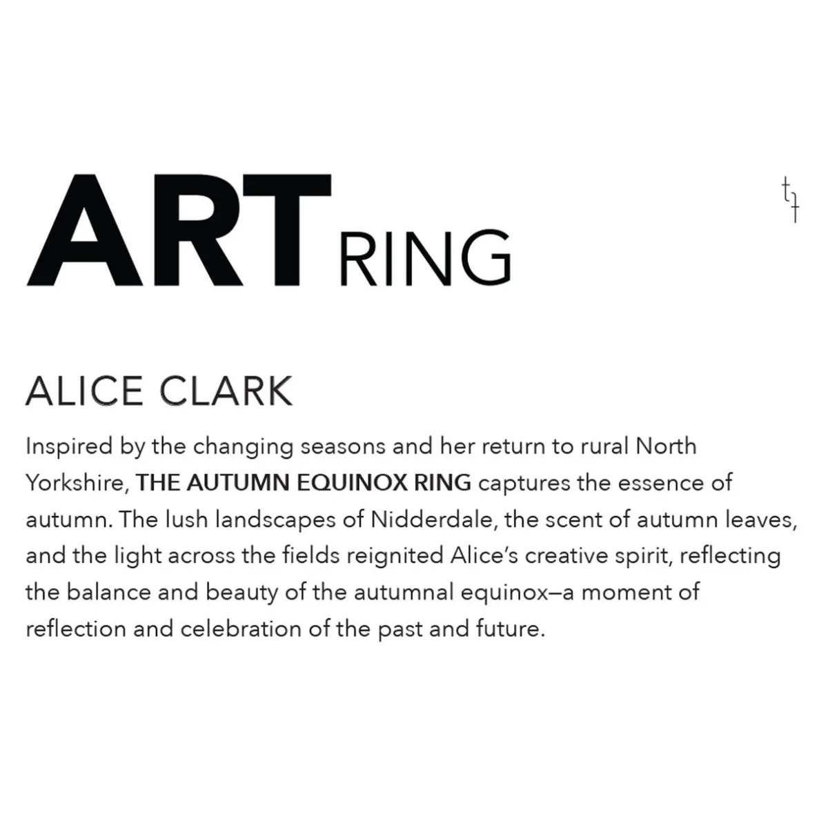 Tomfoolery Autumn Equinox Art Ring Online