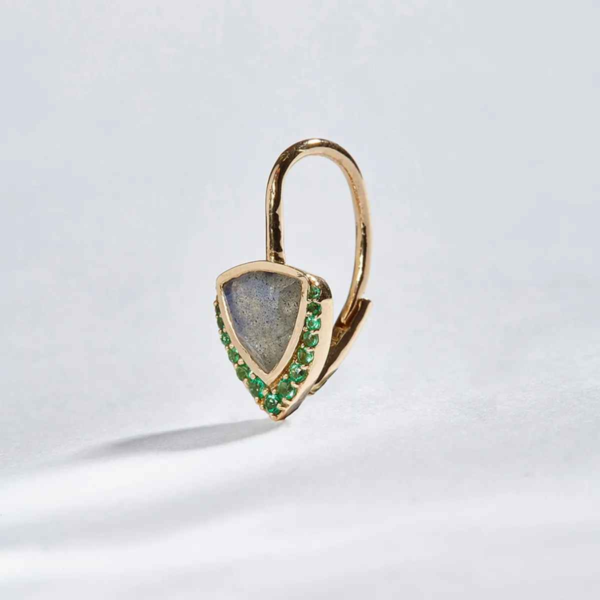 Tomfoolery AZ Gemstone Trillion Drop Earring Discount
