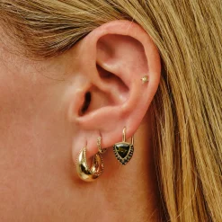 Tomfoolery AZ Gemstone Trillion Drop Earring Discount