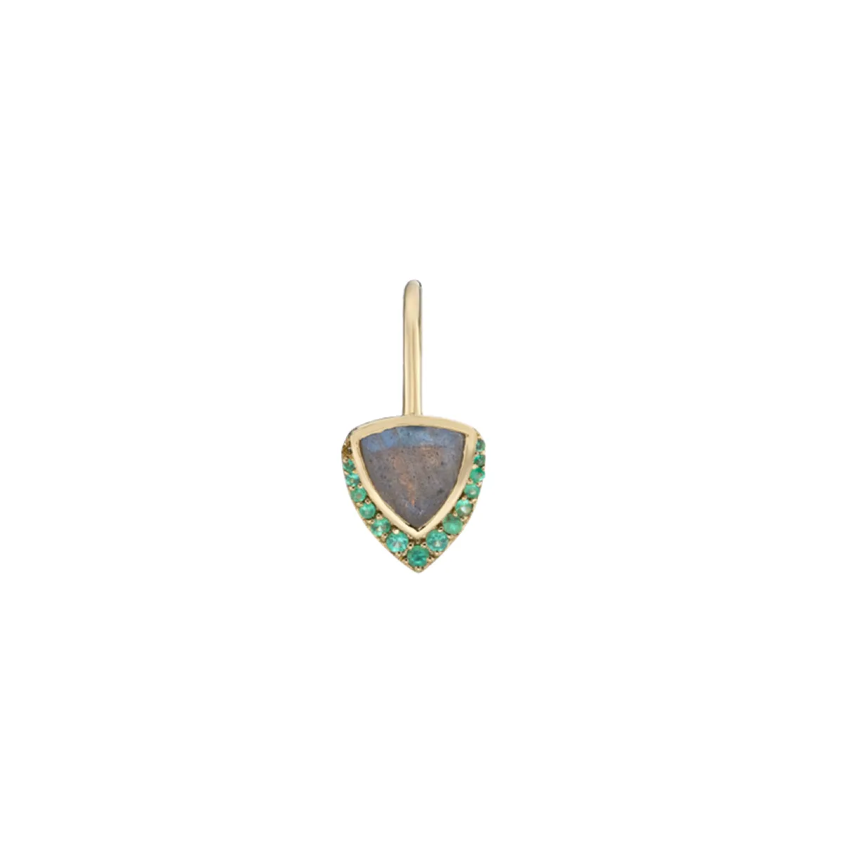 Tomfoolery AZ Gemstone Trillion Drop Earring Discount