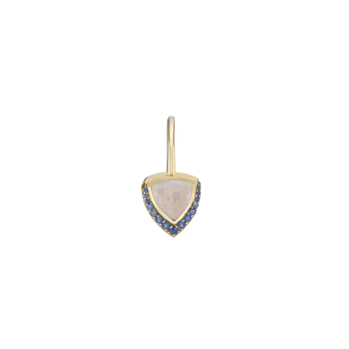 Tomfoolery AZ Gemstone Trillion Drop Earring Discount