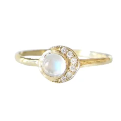 Tomfoolery Baby Moon Ring Clearance