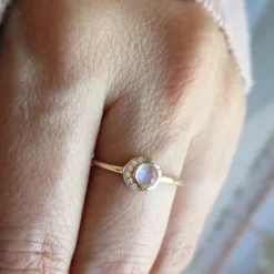 Tomfoolery Baby Moon Ring Clearance