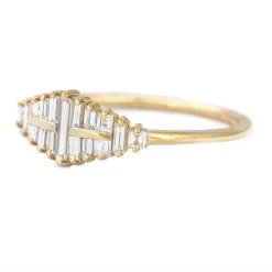 Tomfoolery Baguette Cut Cluster Diamond Ring Best