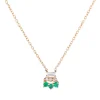 Tomfoolery Baguette Emerald Lace Necklace Outlet