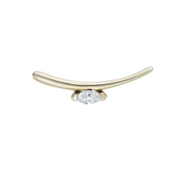 Tomfoolery Balance Marquise Diamond Curved Stud Best