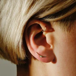 Tomfoolery Balance Marquise Diamond Curved Stud Best