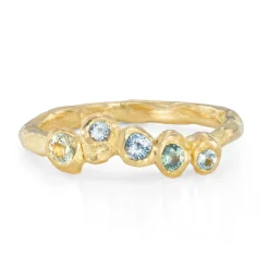 Tomfoolery Barnacle Bay Sapphire Ring New