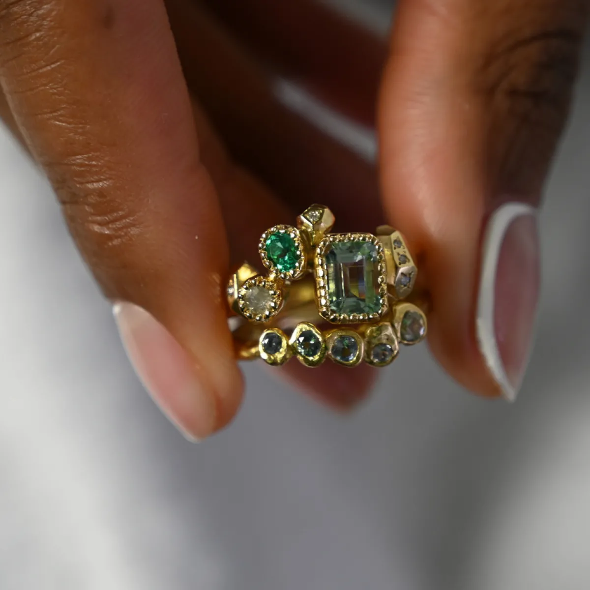 Tomfoolery Barnacle Bay Sapphire Ring New