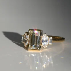 Tomfoolery Basilica Baguette & Marquise Diamond Ring Online