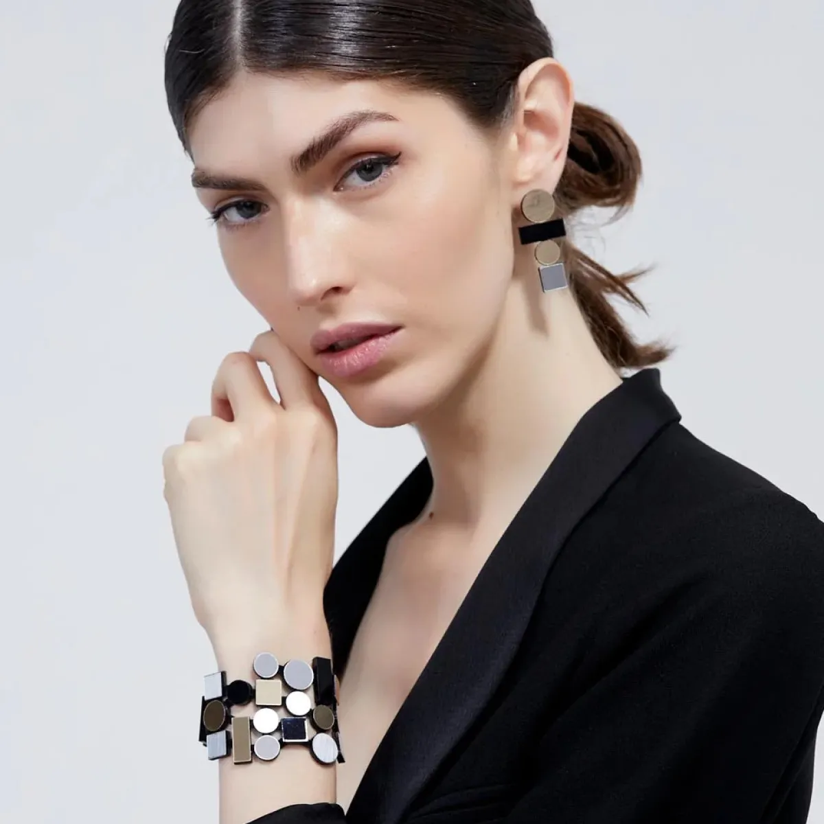 Tomfoolery Bauhaus Acrylic Bracelet Outlet