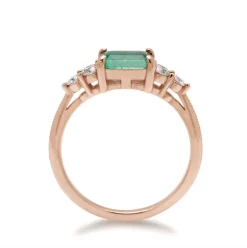 Tomfoolery Bea Emerald Five Stone Ring New