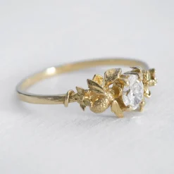Tomfoolery Beekeeper Ring with 0.25ct Oval Diamond Online