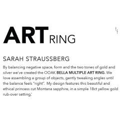 Tomfoolery Bella Multiple Art Ring New