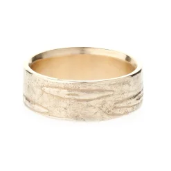 Tomfoolery Birch Wide Gold Band New