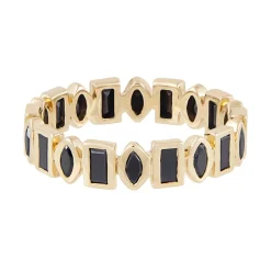 Tomfoolery Black Diamond Marquise & Baguette Eternity Ring Outlet