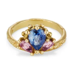 Tomfoolery Blue & Purple Sapphire Crown Ring Online