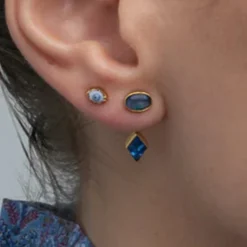 Tomfoolery Blue Eye Stud Online