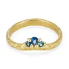 Tomfoolery Blue Sapphire Crest Band Online