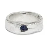 Tomfoolery Blue Sapphire Rustic Una Ring Hot