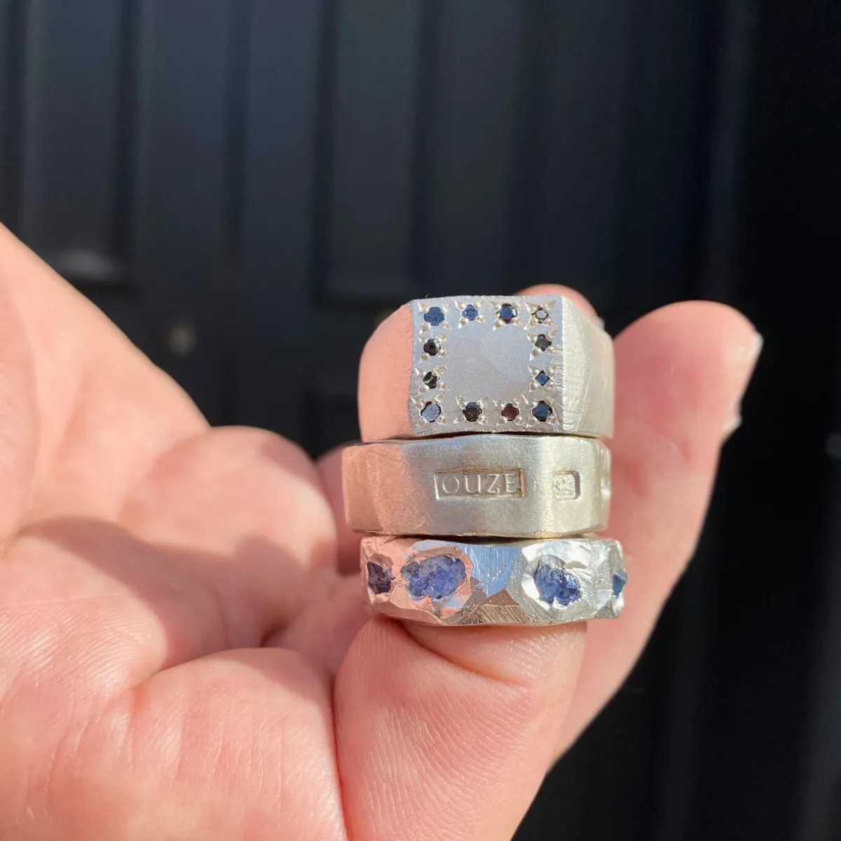Tomfoolery Blue Sapphire Scatter Band Online
